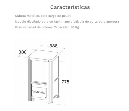 Fabricalor Box Pellet 30 Gris_1