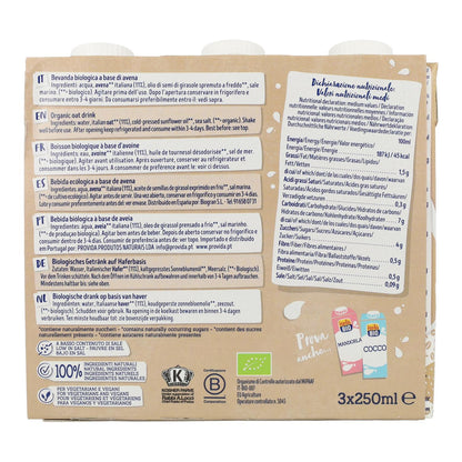 Pack Bebida de Avena On the Go Bio Isola Bio 250 ml x 3 uds