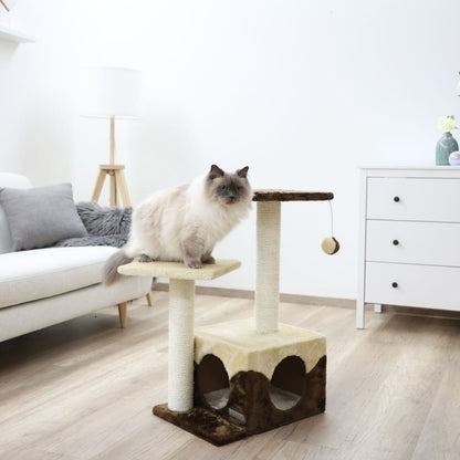 Kerbl Poste Rascador Para Gatos Saphir Marrón Y Beige 70 Cm_1