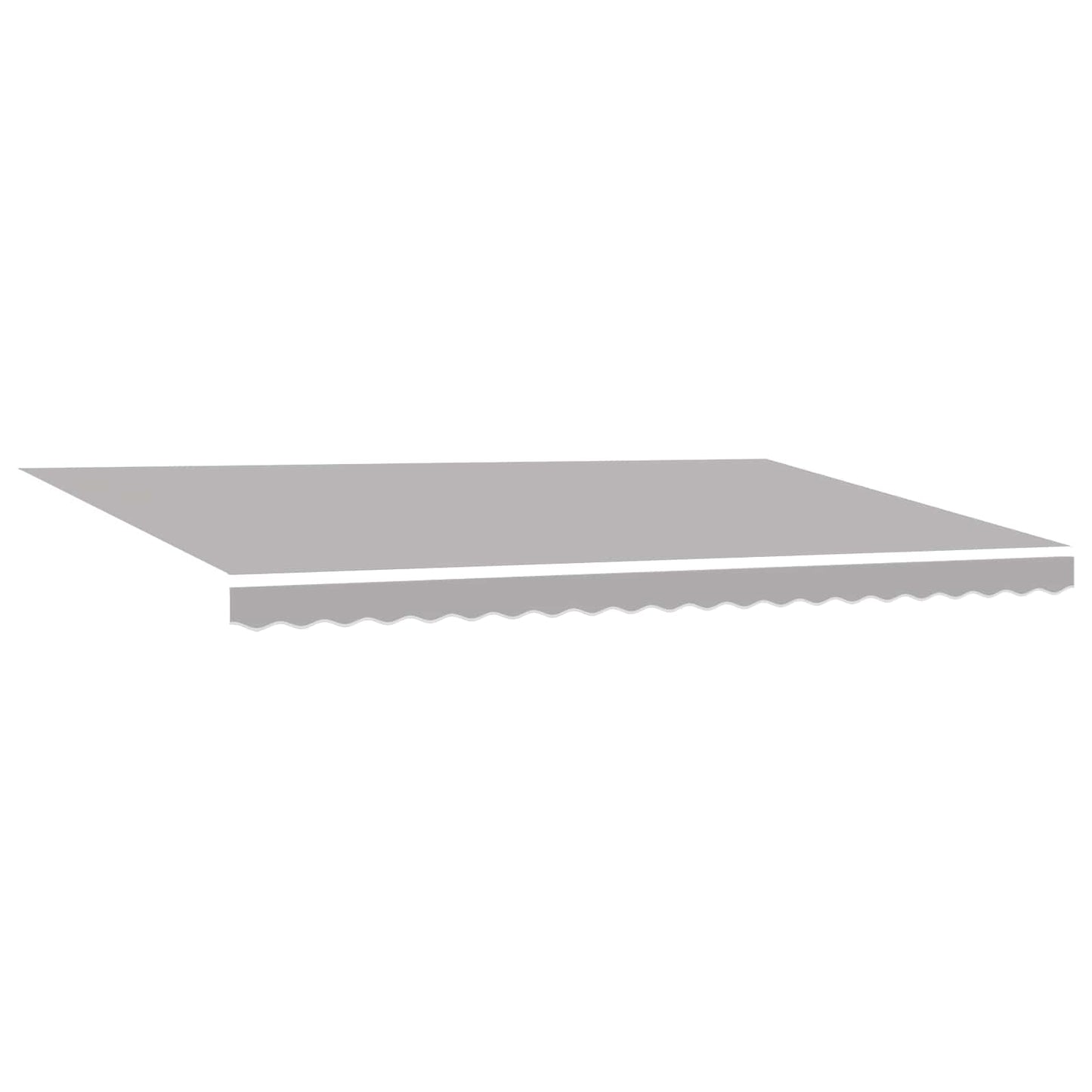 Toldo Retráctil Gris Claro 500 X 300 Cm Tela Y Aluminio_4