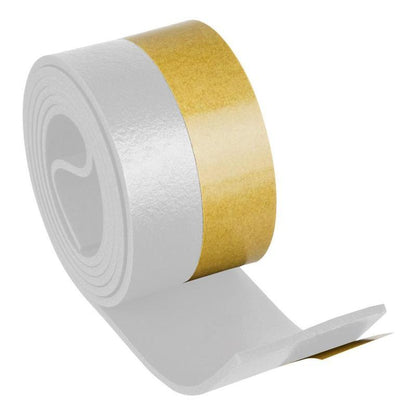Burlete Umbral Autoadhesivo Pvc Flexible Blanco