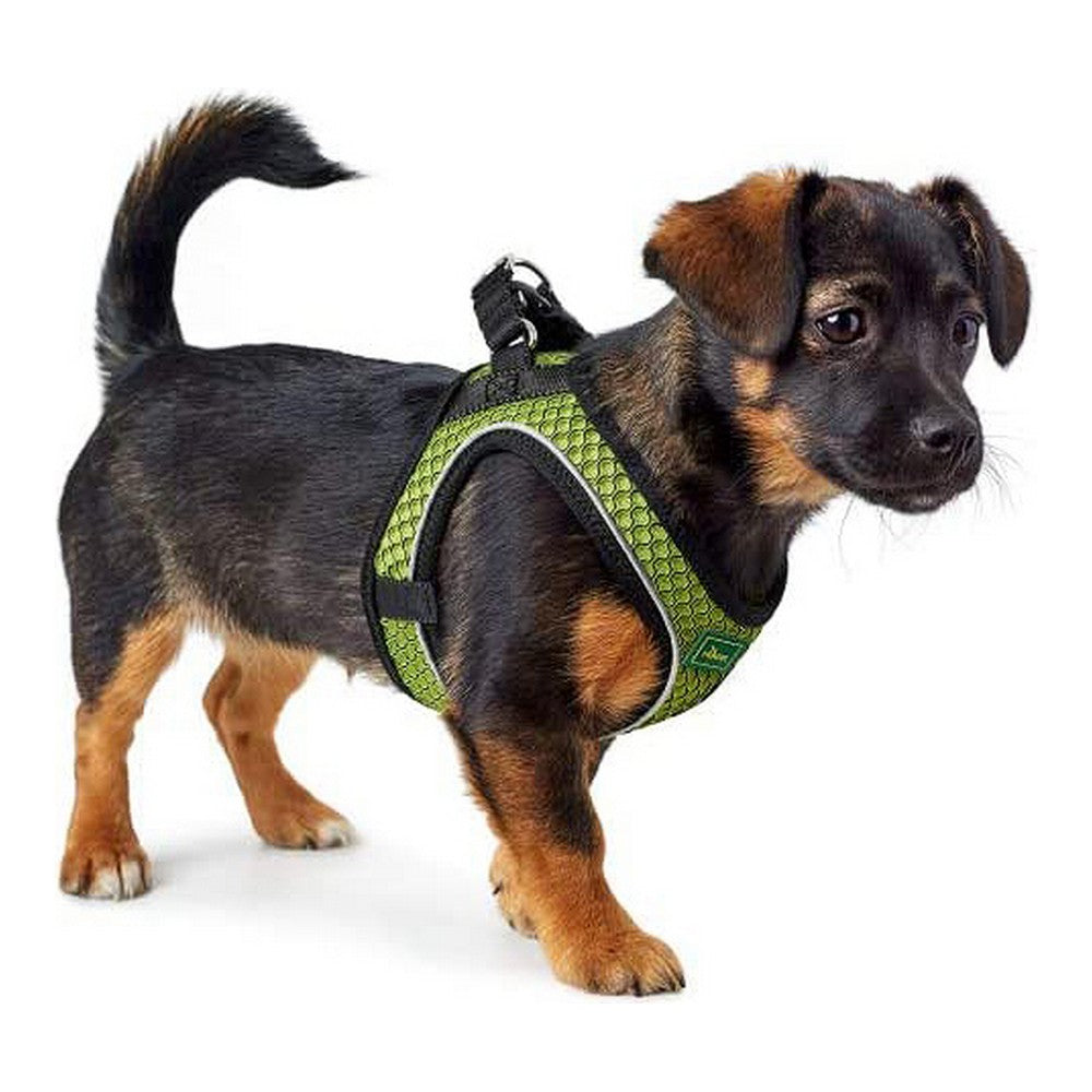 Arnés Para Perros Hunter Hilo-comfort Talla S Verde Neón (42-48 Cm)_0