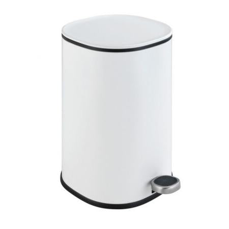 Cubo de pedal Easy-Close 5L blanco Wenko