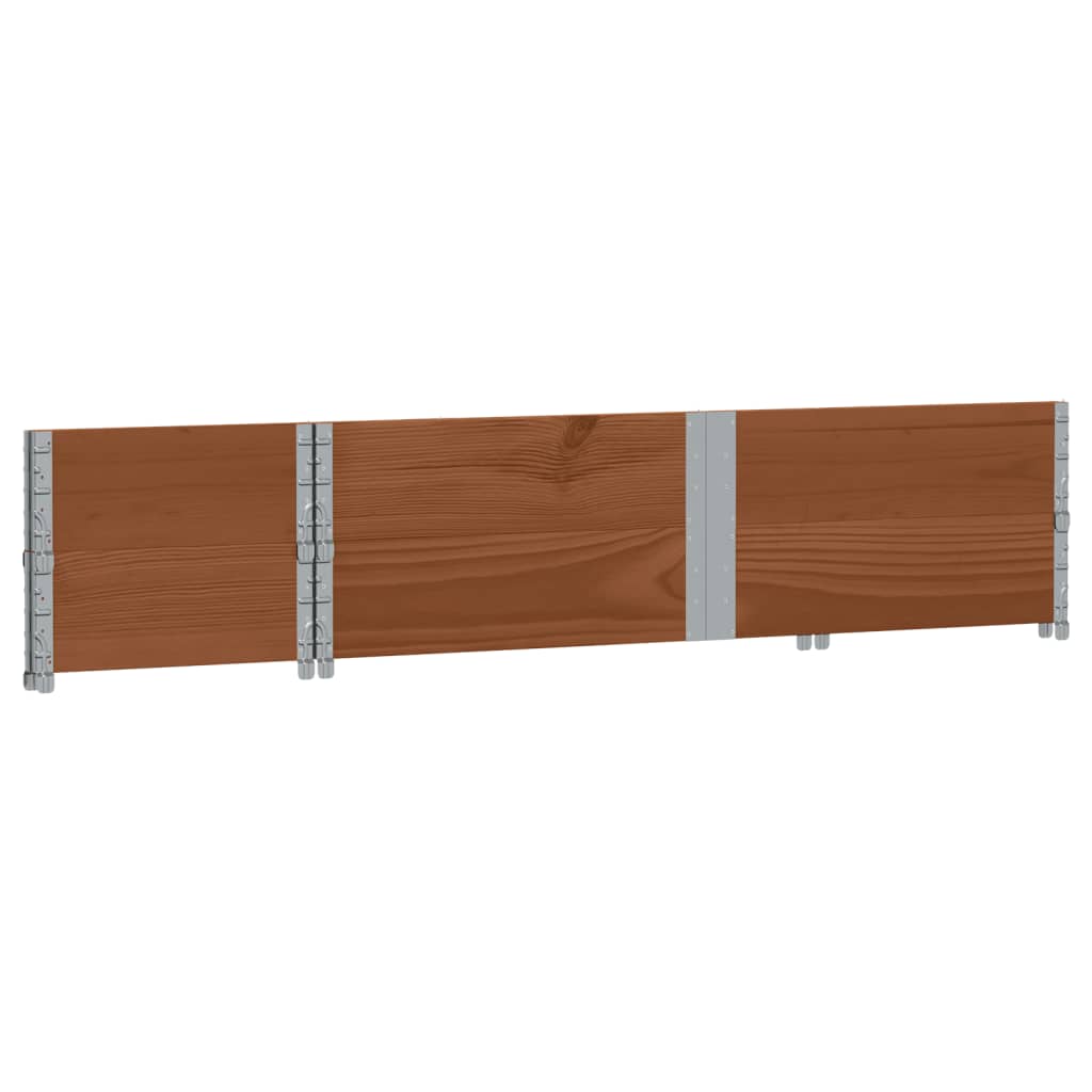 Jardinera De Madera Maciza De Pino Marrón 150x50 Cm_3