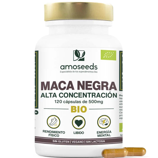 Maca Negra Bio, Alta Concentración | 120 Cápsulas_0