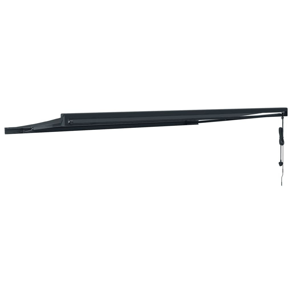 Vidaxl Toldo Retráctil Aluminio Y Tela Gris Antracita 5x3 M_4