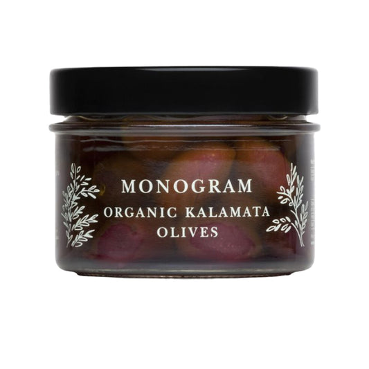 Aceitunas Kalamata en AOVE Monogram 314 g