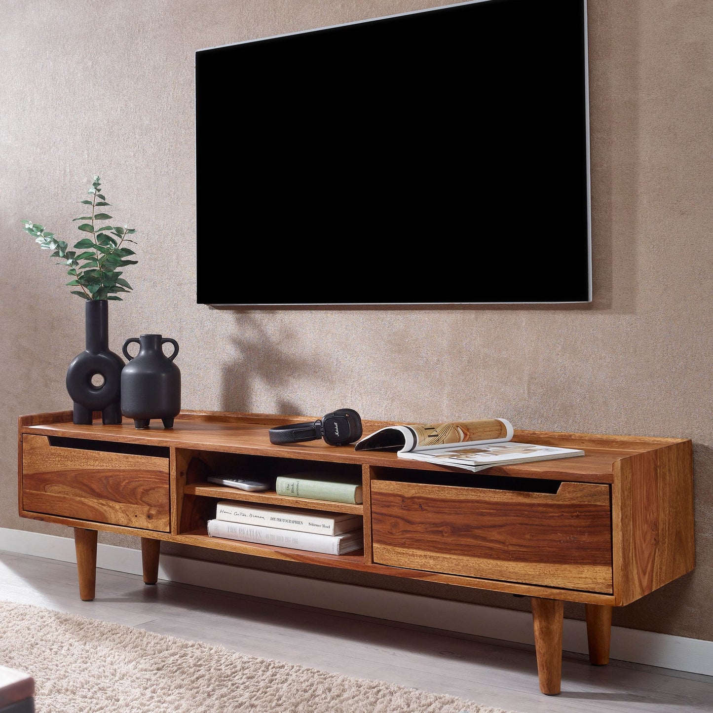 Mueble De Tv Moderno Y Funcional Modelo Wl6.553_1
