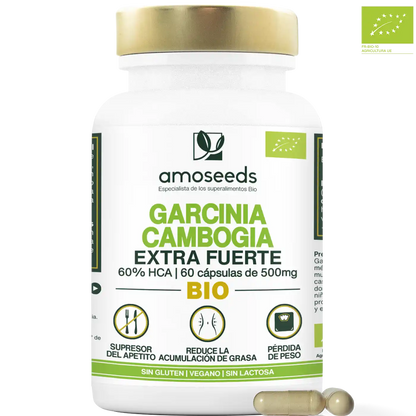 Garcinia Cambogia Bio, Extra Fuerte, 60% Hca | 60 Cápsulas_0