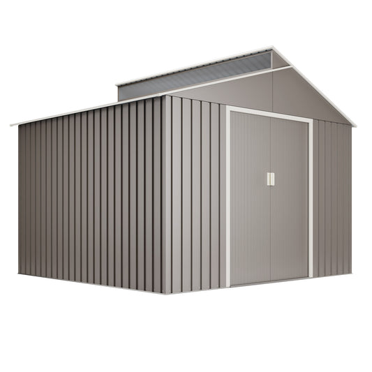 Caseta Metal Bjorn 7.25m2 - 10 Años De Garantía - 282x257x222cm. Cobertizo Jardin_0