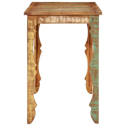 Mesa De Comedor Madera Maciza Reciclada 110x52x76 Cm_1