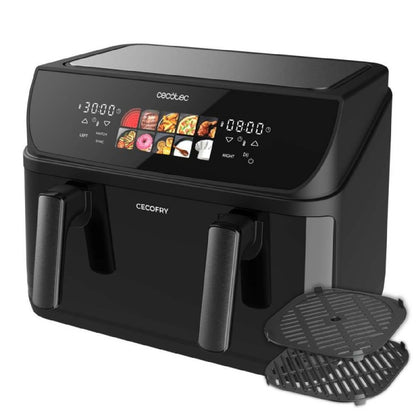 Cecotec Freidora De Aire 10l, 4 Resistencias, Air Fryer, Cecofry&grill Duoheat 10000. 2800w, Dorado Perfecto Y Sabor De_3