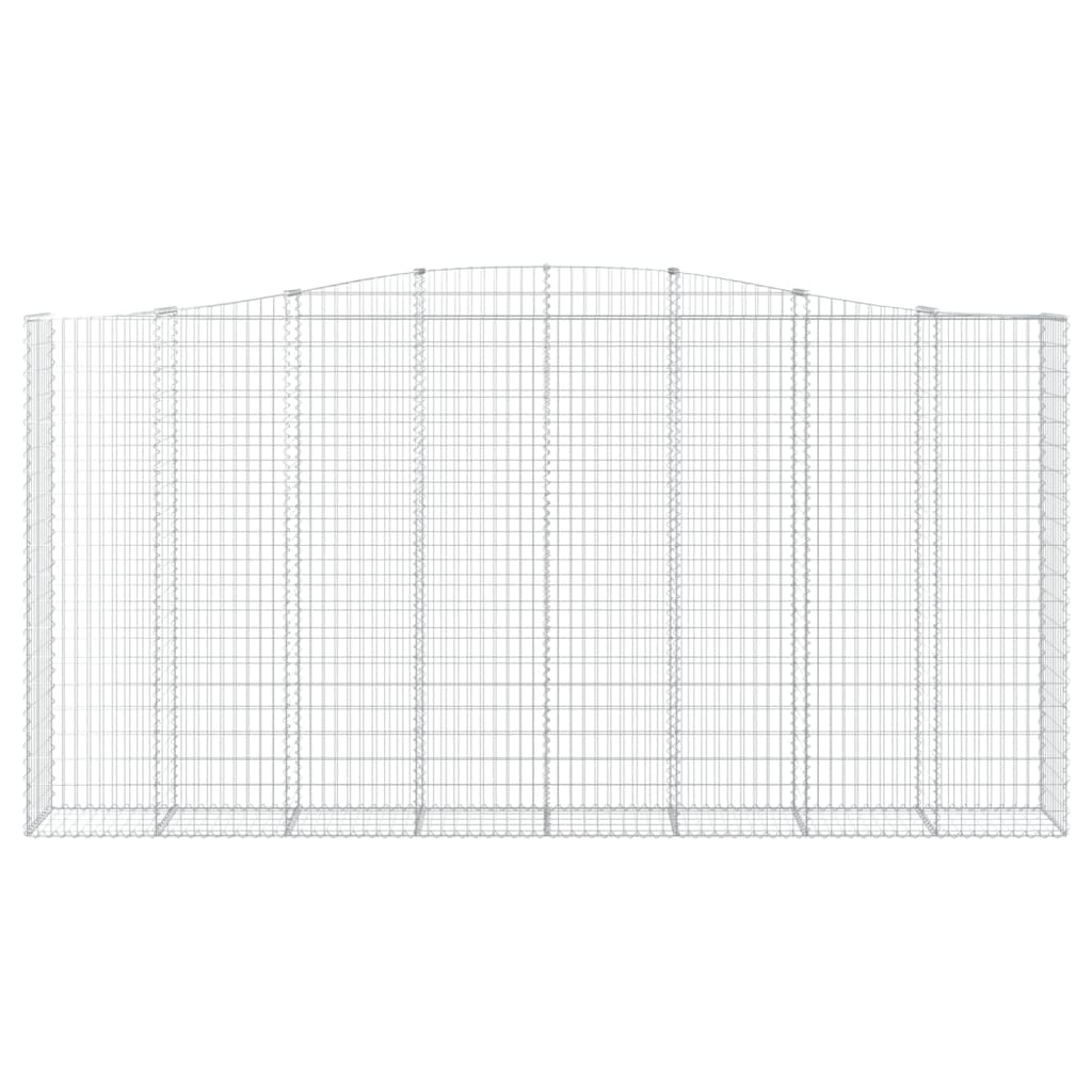Cestas De Gaviones 4 Uds Forma De Arco Hierro 400x50x200/220 Cm_3