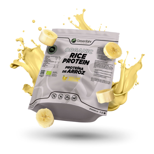 Proteína arroz ECO sabor banana Green Tahr 750g