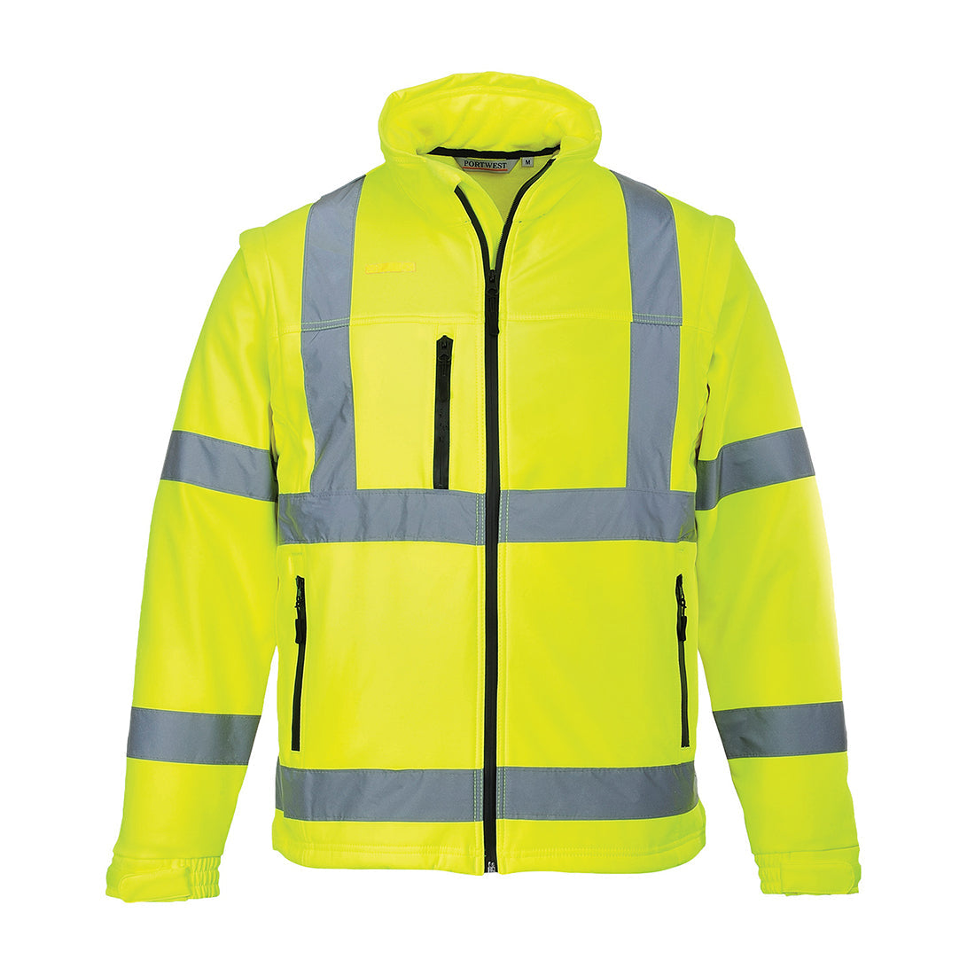 Softshell 2 En 1 De Alta Visibilidad (3 Capas) / Xxl / Amarillo_1