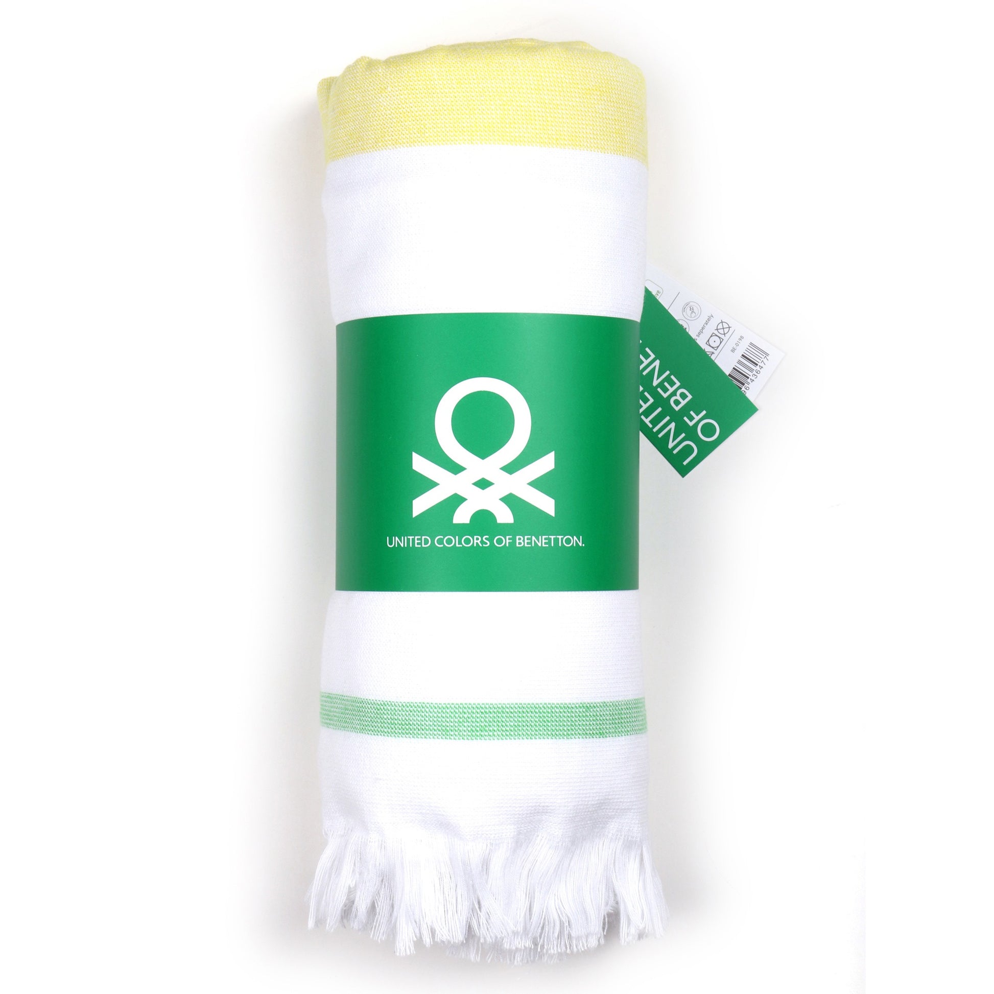 Hamman 80x165cm 350gsm 100%algodon Azul/amarillo Casa Benetton