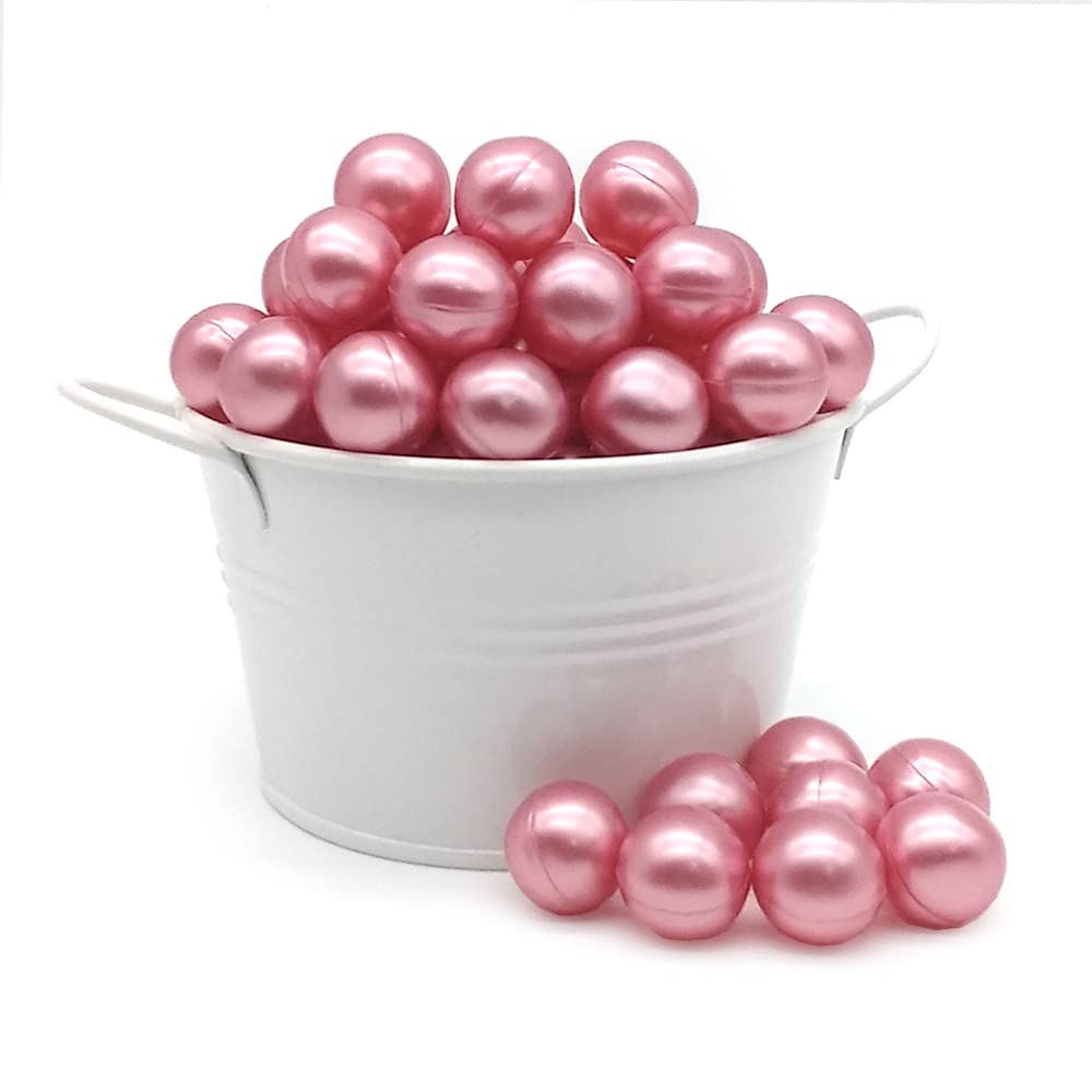 Pack 40 Perlas De Baño Aromatizada En Forma De Bola - Con Aceite De Soja - Hidratante Y Aromática - Aroma Rosas_5