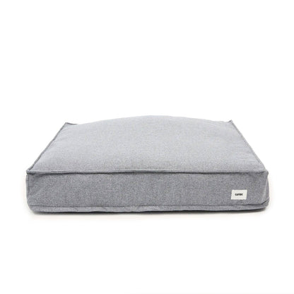 Cafide Cama De Material Reciclado Para Perro Con Tejido Basic Gris. Modelo Cuadra.