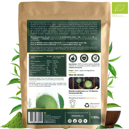 Té Matcha Ceremonial Japonés Bio 100g_4