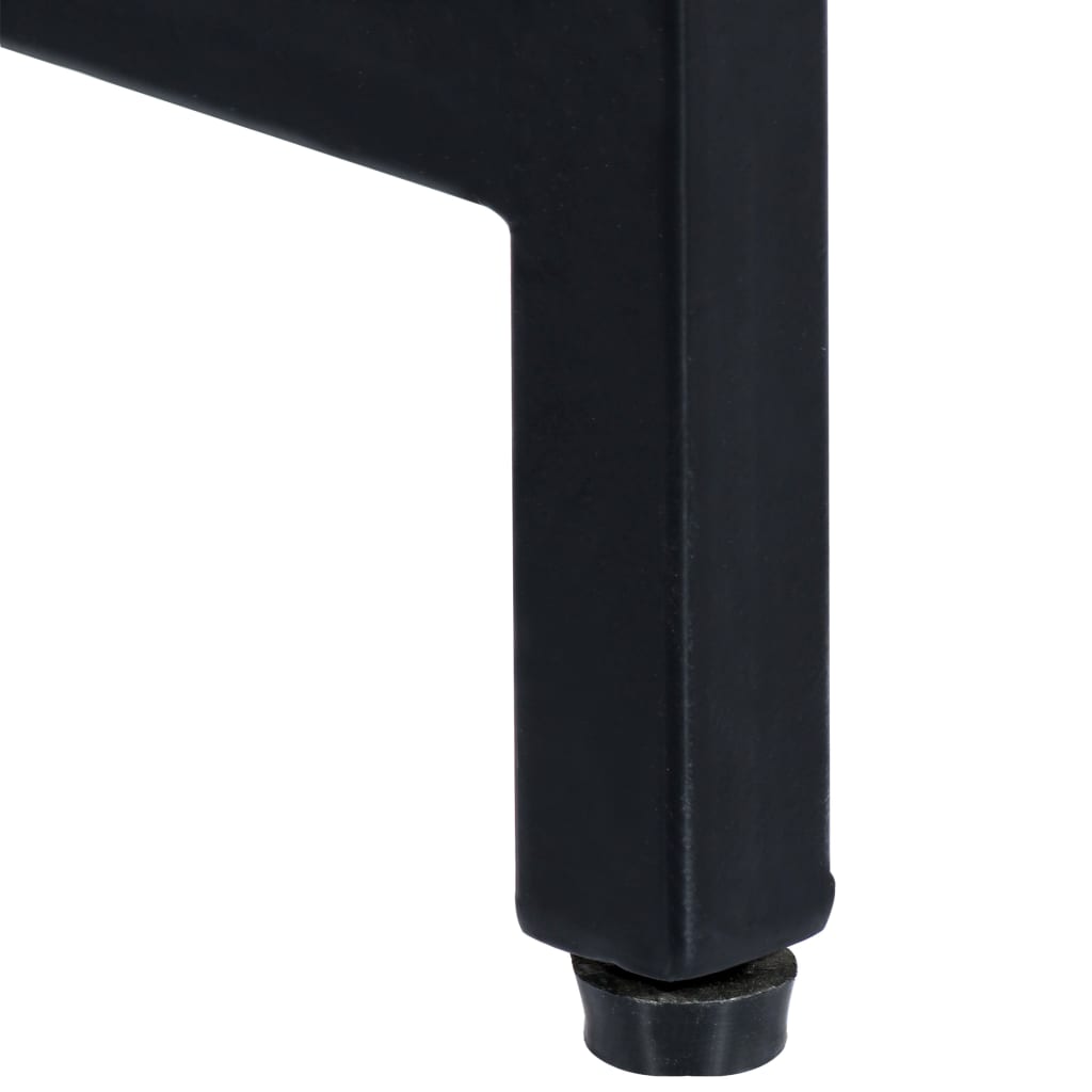 Mesa Consola De Madera Maciza De Mango En Bruto 140x35x76 Cm_3