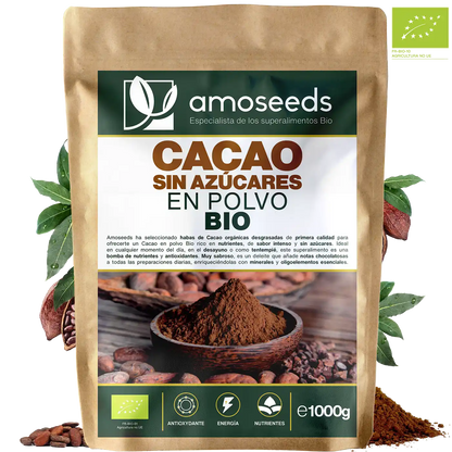 Cacao Sin Azúcares En Polvo Bio 1kg_0