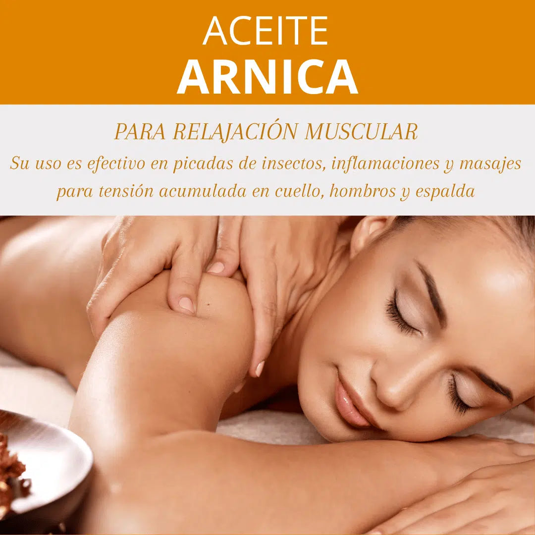 QKnatur - Aceite Árnica Montana 50ml – Para Alivio Del Dolor, Tensión Y Cansancio Muscular En Cuello, Hombros Y Espalda_1