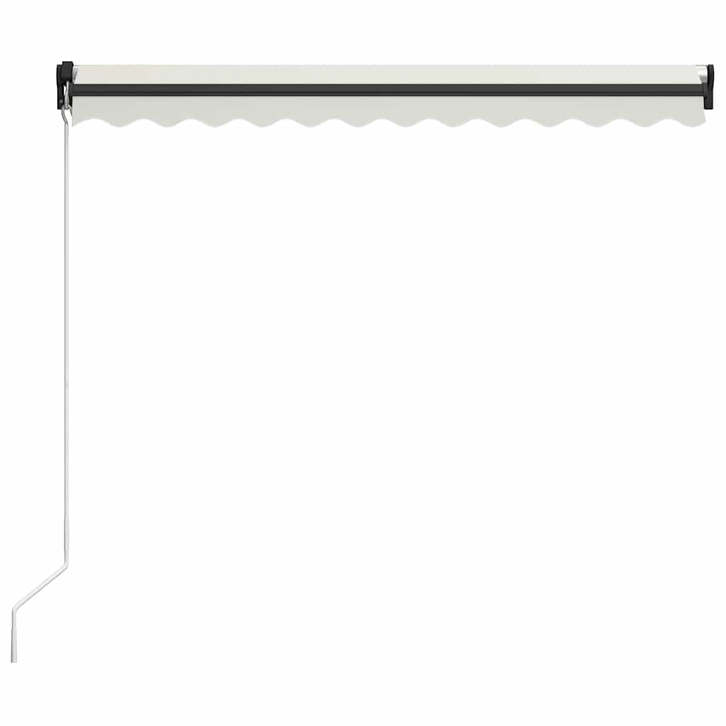 Toldo Retráctil Manual Con Led Crema 300x250 Cm_3