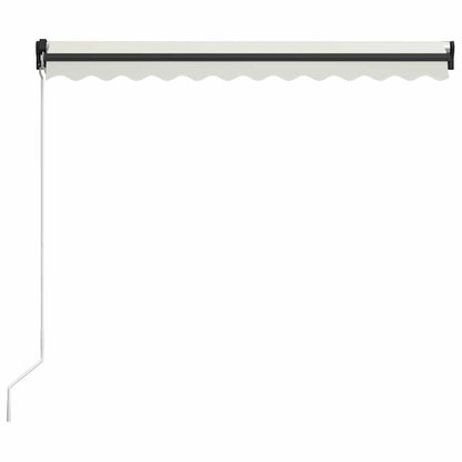 Toldo Retráctil Manual Con Led Crema 300x250 Cm_3