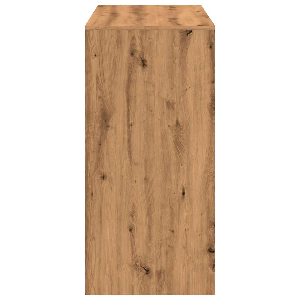 Mesa Alta Bar Madera Ingeniería Roble Artisian 102x50x103,5 Cm_3