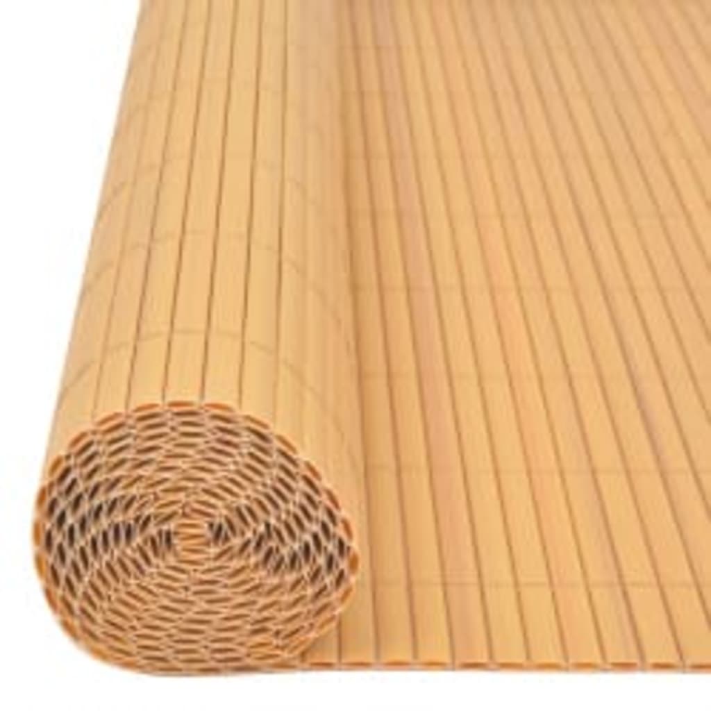 Valla De Jardín De Doble Cara Amarilla 90x400 Cm / Vetonek_2