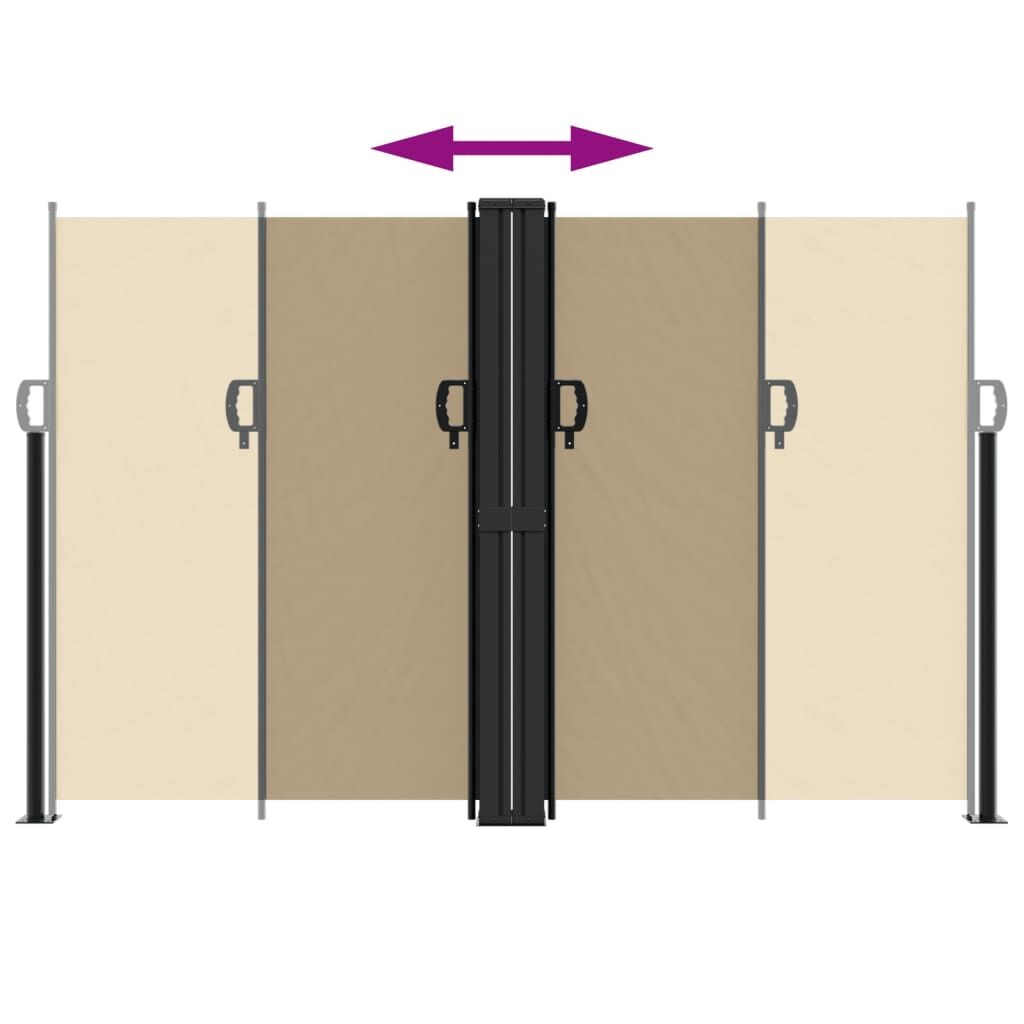 Vidaxl Toldo Lateral Retráctil Beige 160x1200 Cm_4