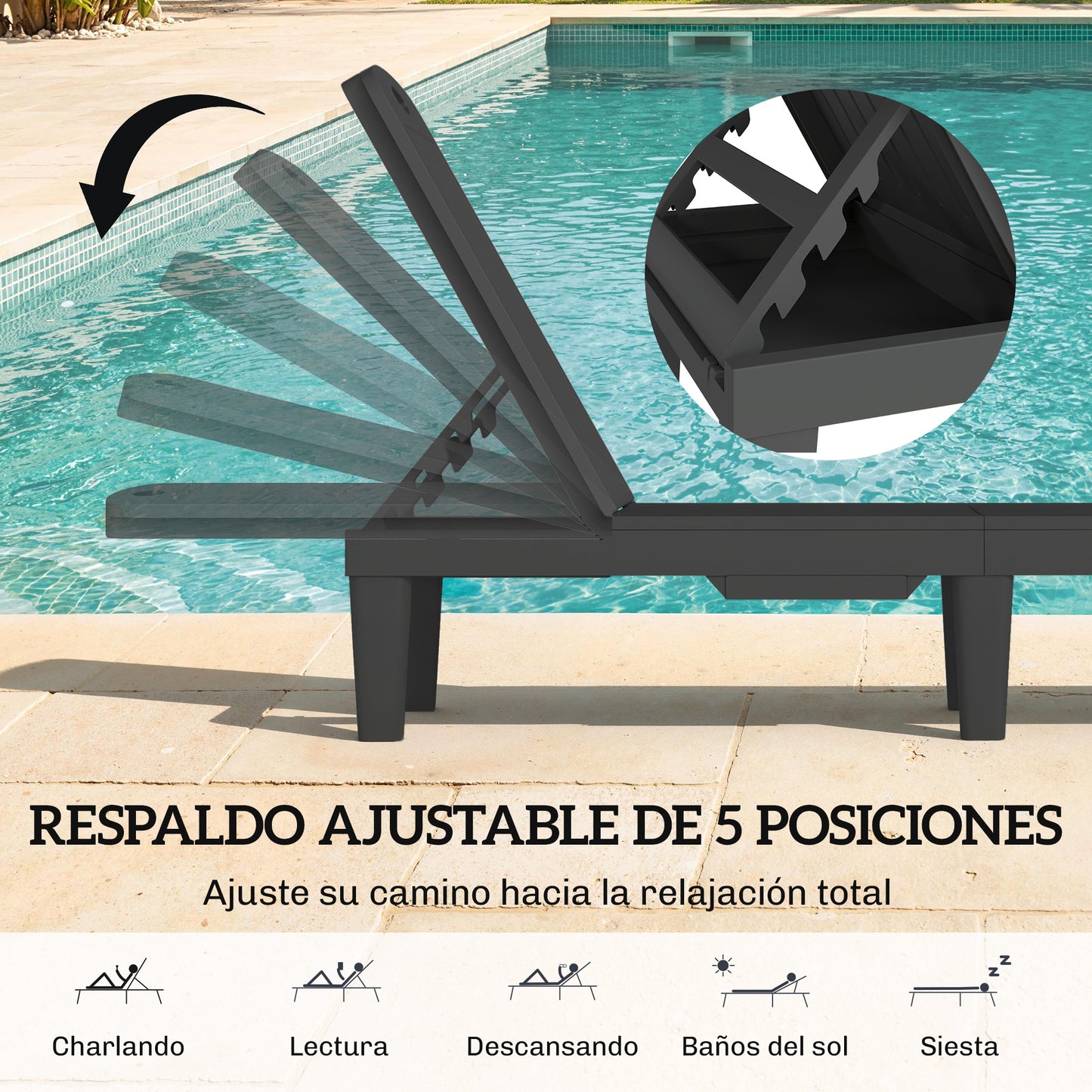 Outsunny Pack De 2 Tumbonas De Jardín Exterior_3