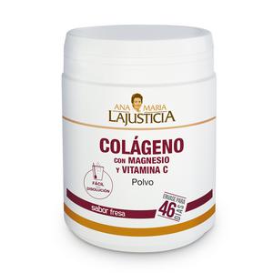 Colageno Con Magnesio + Vit C- 350 Gr Fresa Lajusticia