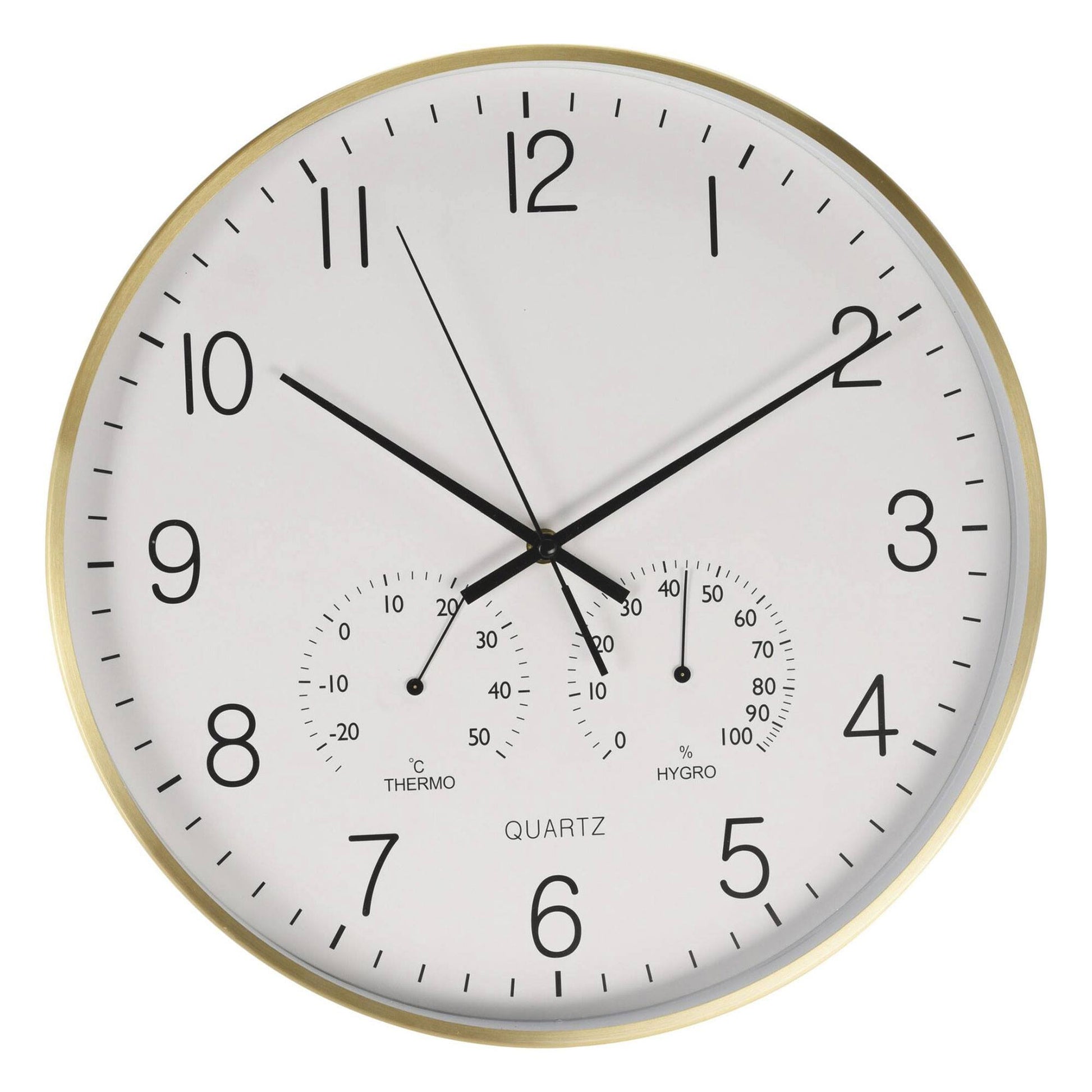 Well Home Reloj De Pared Formato Redondo Color Blanco Ø38x4,2cm_0