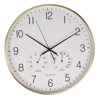 Well Home Reloj De Pared Formato Redondo Color Blanco Ø38x4,2cm_0