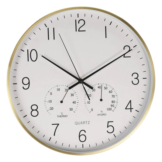 Well Home Reloj De Pared Formato Redondo Color Blanco Ø38x4,2cm_0
