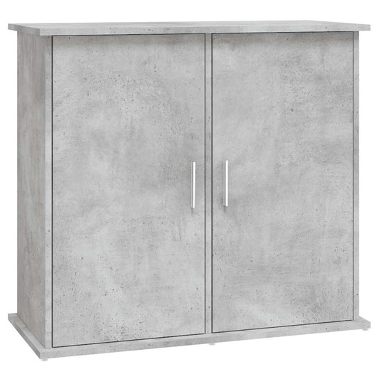 Vidaxl Soporte Para Acuario De Hormigón Gris 81x36x73 Cm De Madera Sintética_0