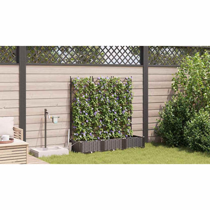 Vidaxl Jardineras Marrón 120 X 40 X 126 Cm Acero_3