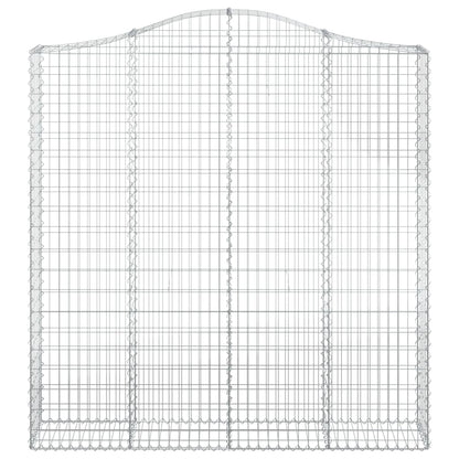 Cestas De Gaviones 3 Uds Forma De Arco Hierro 200x30x200/220 Cm_3