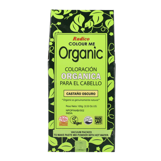 Tinte vegetal castaño oscuro Radico 100 g