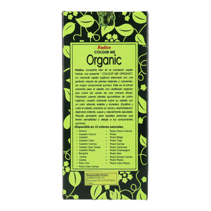 Tinte vegetal castaño oscuro Radico 100 g