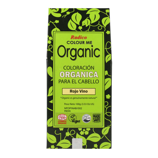 Tinte vegetal rojo vino Radico 100 g