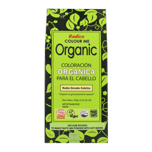 Tinte vegetal rubio dorado cobrizo Radico 100 g