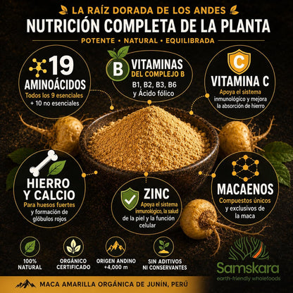 Maca En Polvo Bio - 250g | Superalimento Ecológico Vegano Para Batidos, Smoothies Y Zumos, Sin Azúcares Añadidos_5