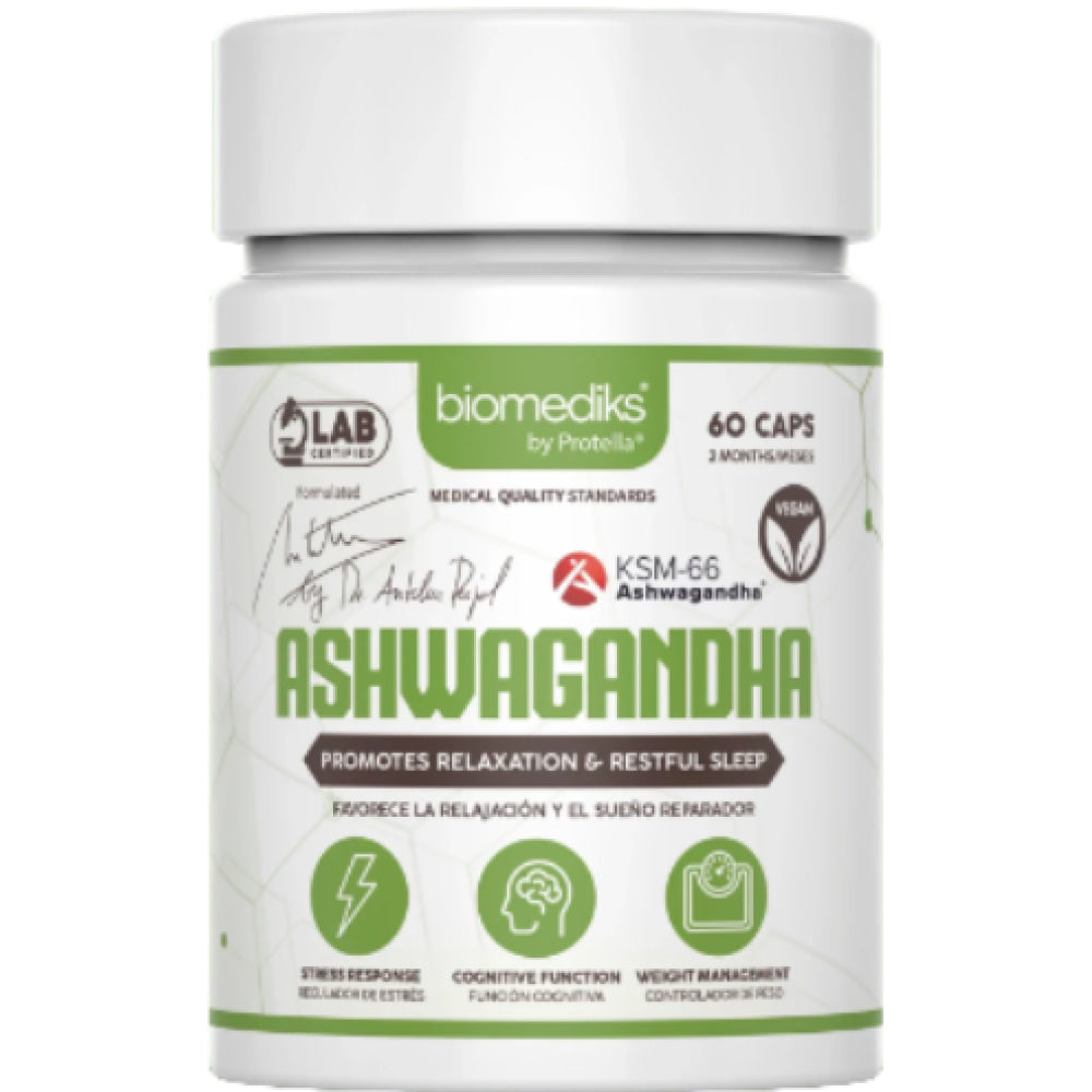 Ashwagandha Ksm 66 600 Mg 60 Caps
