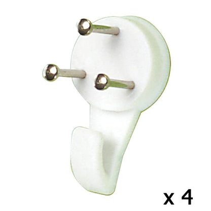Cuelga Cuadros Gancho Pequeño (blister 4 Unidades) Clavar
