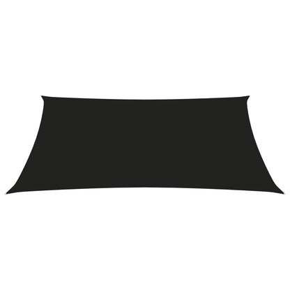 Vidaxl Toldo De Vela Trapezoidal De Tela Oxford Negro 2/4x3 M_1