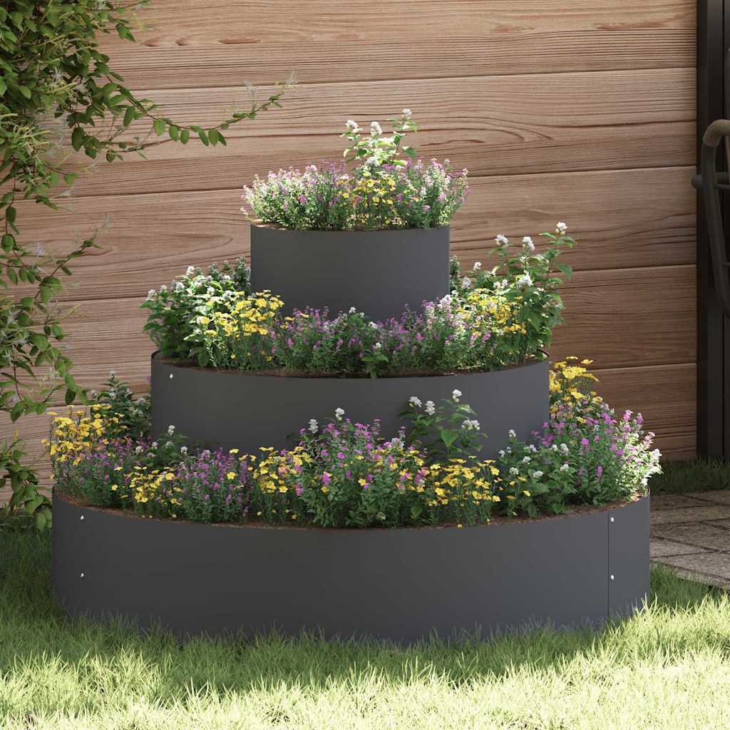 Maceta Para Jardín Antracita 90 X 90 X 20 Cm_1