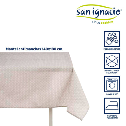 Mantel Loneta Antimanchas 140x180cm Estr Colección Kinvara