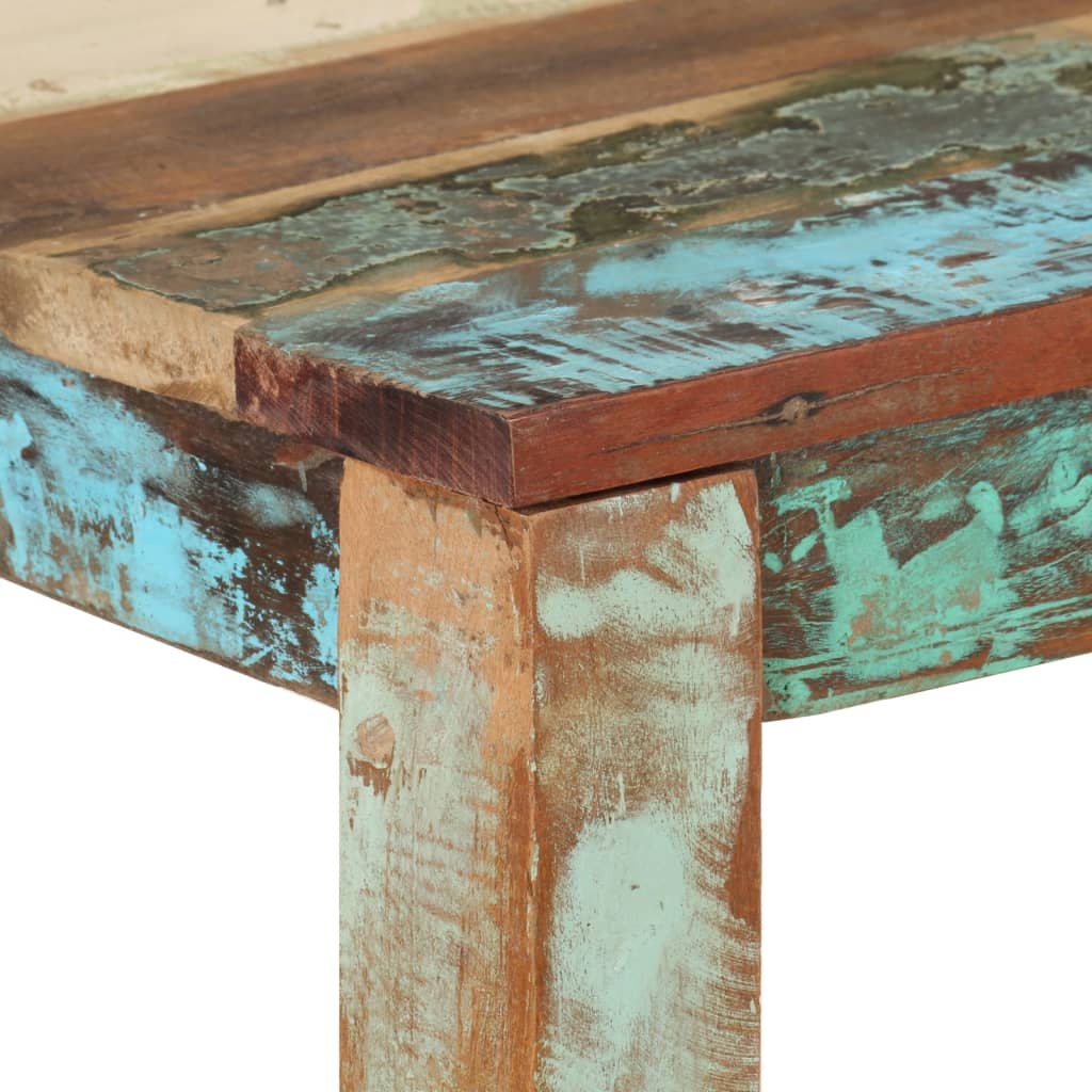 Mesa De Comedor De Madera Maciza Reciclada 82x80x76 Cm_2